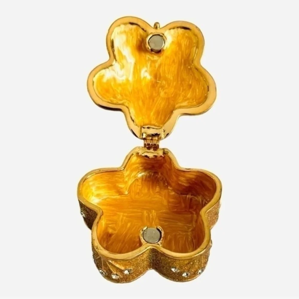 Crystal Flower Trinket Box 2